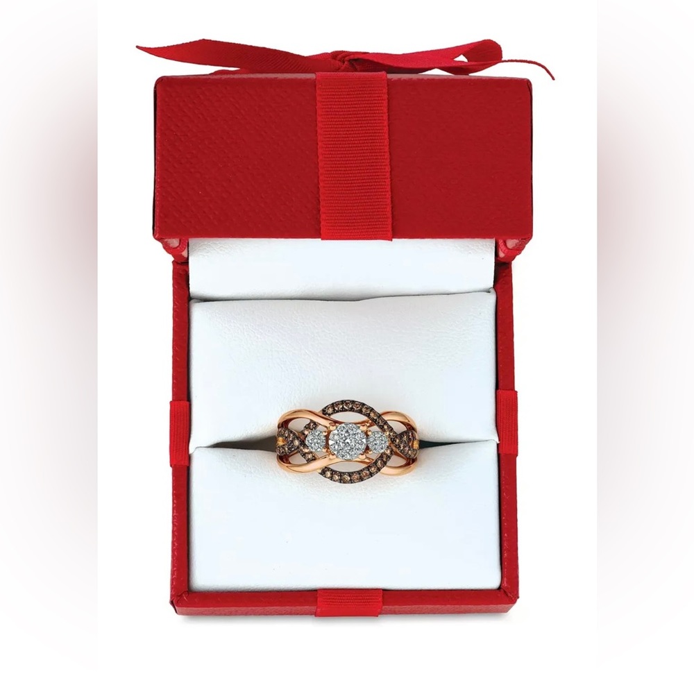 Le Vian Chocolatier Diamond Ring in 14k Rose Gold